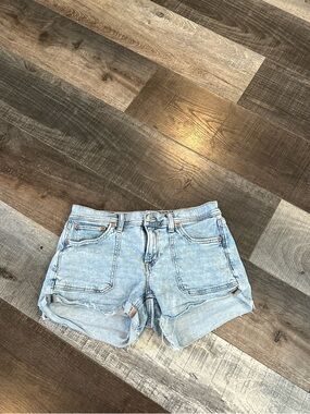 American Eagle Outfitters Light Blue Denim Cutoff Shorts